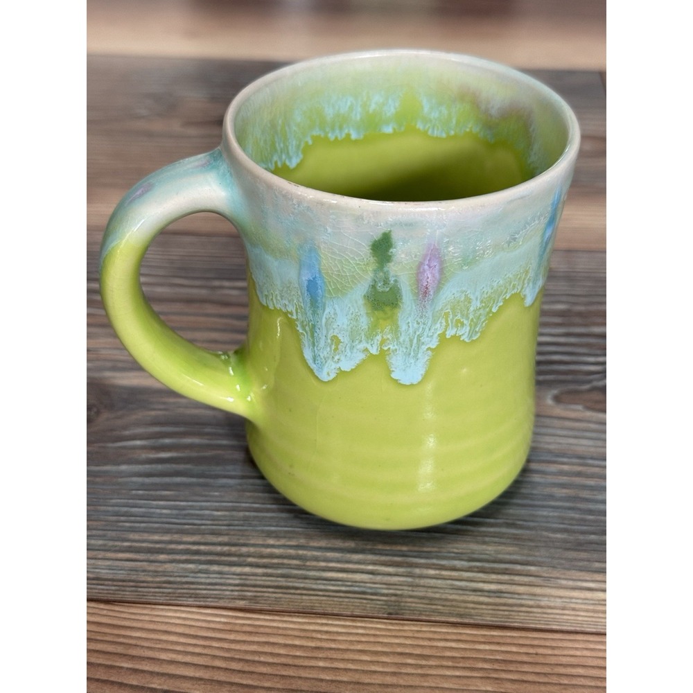 Ocean Handmade Pottery Mug 4.5x5"